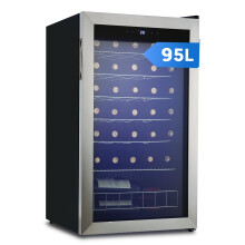 Techomey Wine Cooler Fridge, 33 Bottles, Wine Fridge