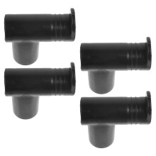 Conector pentru îmbinarea suportului de haine în unghi drept, plastic, 4 buc.