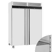 GGM Gastro Commercial Upright Freezer, Double Door, Stainless