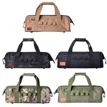 Borsa portautensili impermeabile con ampia apertura, resistente, dimensioni 16,1 x 5,9 x 5,3 pollici.