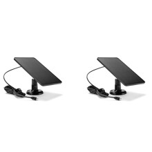 10W vattentät solpanel för säkerhetskameror (2-pack)