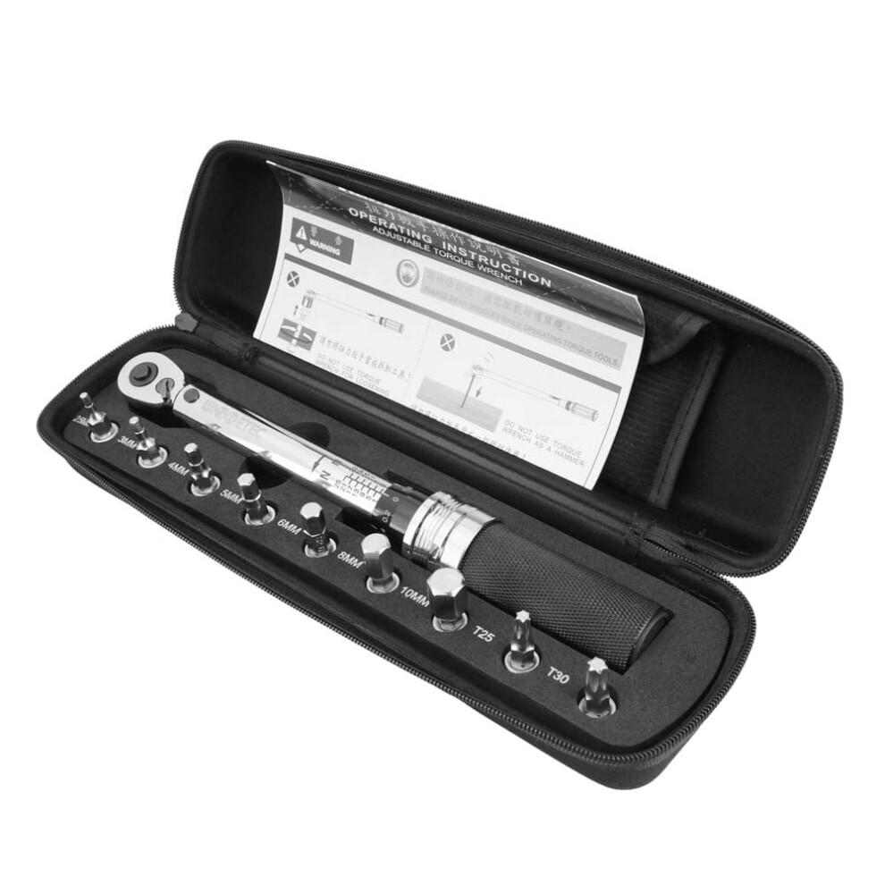 1/4" Adjustable Torque Wrench 1-25 Nm 9104899449375