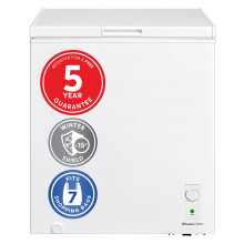 Russell Hobbs RH142CF2002 142L Freestanding White Chest Freezer