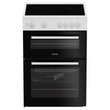Indesit 60cm Freestanding Electric Cooker with Ceramic Hob,