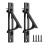 2 Pack Pocket Door Pull Solid Pocket Door Flush Edge Pull Pocket Door Handles in Matte 2