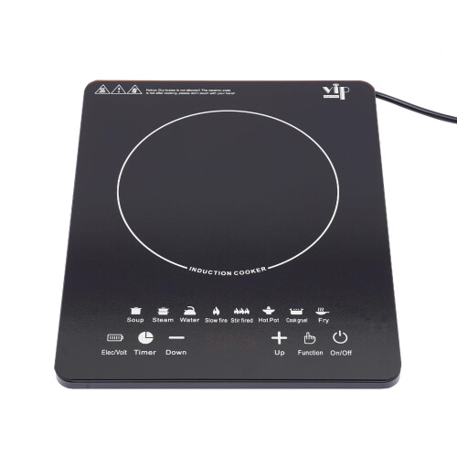 Portable Induction Hob 2200W 8 Gears Single Induction Cooker Touch Control 2