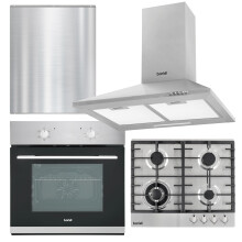 Baridi Kitchen Appliance Bundle 60cm, Integrated Fan-Assisted Oven,