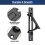 2 Pack Pocket Door Pull Solid Pocket Door Flush Edge Pull Pocket Door Handles in Matte 4