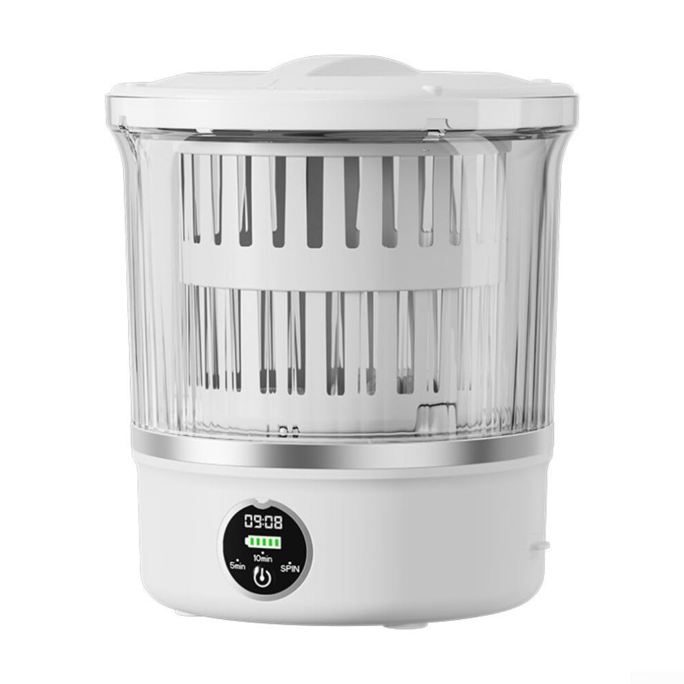 Manillefu 3L Portable Washing Machine, For Mini Washing Machine With Spin Basket
