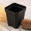 100PCS Plant Flower Pot Small Black Square Cutting Seedling Plastic Square Pot 6