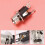 5 Stück 5,5 mm x 2,1 mm DC-Strombuchse, weiblicher Einbaustecker 6