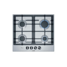 Bosch Series 4 PCP6A5B90 Gas Hob with 4 Gas Burners, FlameSelect, Cont