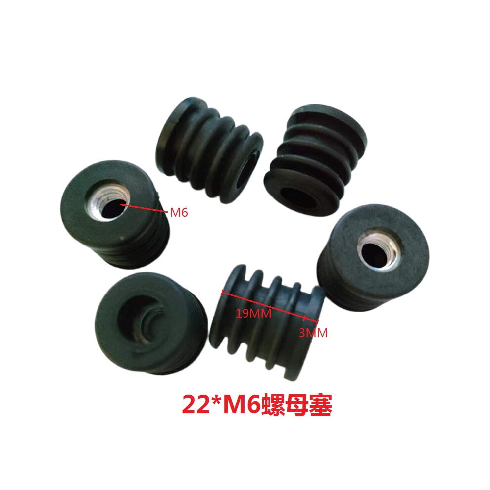 Furniture Caster Stem Sleeves Threaded 20 Pcs 9555307066125