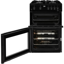 Beko KTG611K 60cm Gas Cooker with Full Width