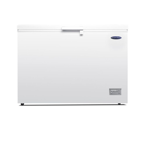 ICEKING CF371EW Chest Freezer, 371L Capacity, White, Counterbalanced