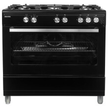 electriQ 90cm Gas Single Oven Range Cooker -