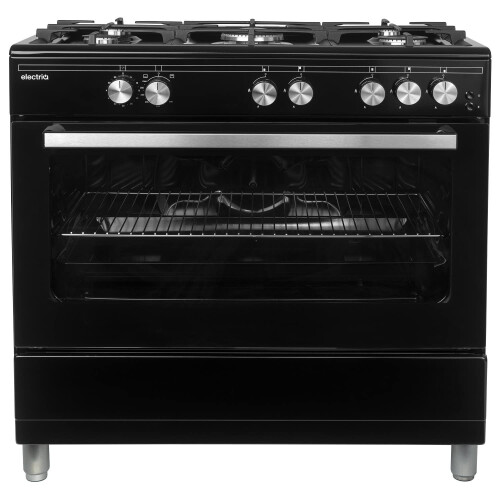 electriQ 90cm Gas Single Oven Range Cooker -