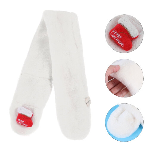Girls' Plush Winter Scarf – 1 Pack