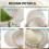 Empanada Maker Press, 6 Inch Extra Large Dumpling Maker Set with Dough Cutter, Dumpling Mold Set for 4