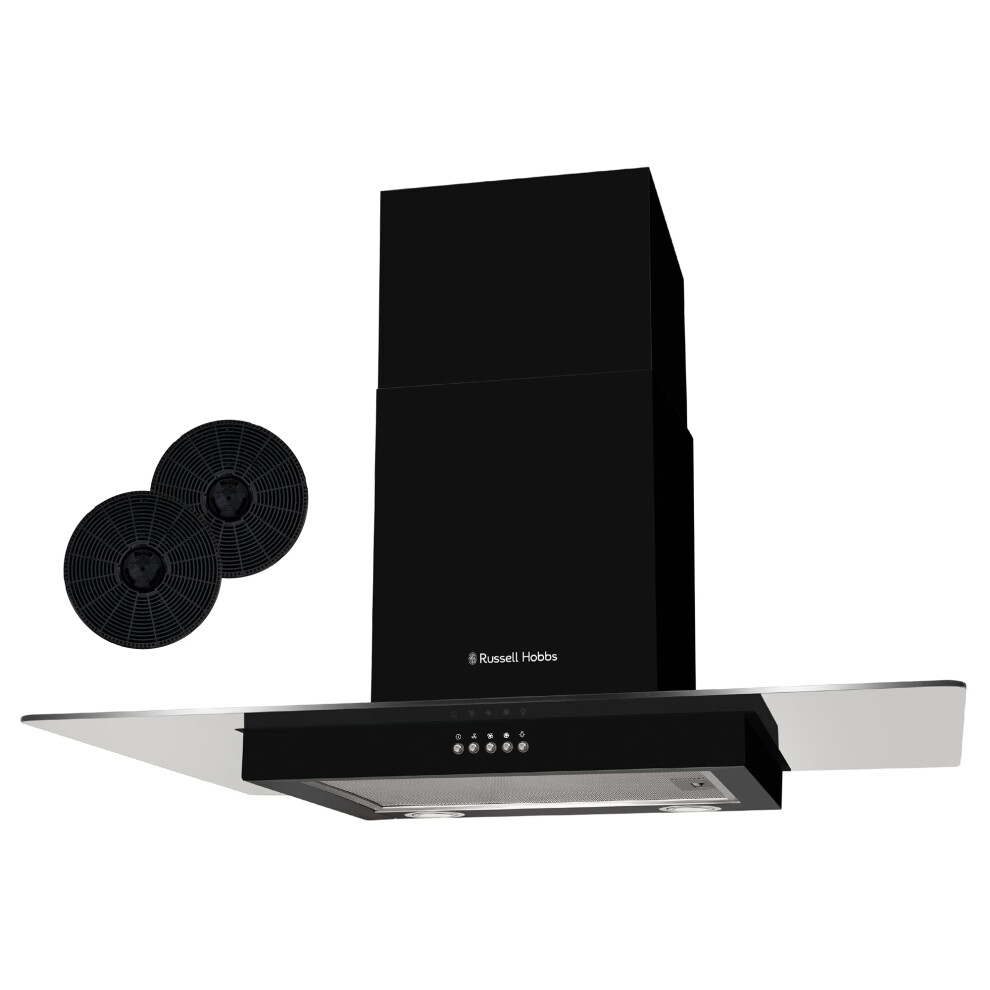 Russell Hobbs 90Cm Flat Glass Cooker Hood, 3