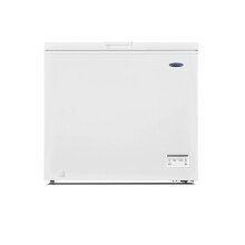 ICEKING CF197EW Chest Freezer, 198L Capacity, White, Counterbalanced Lid, Wire B