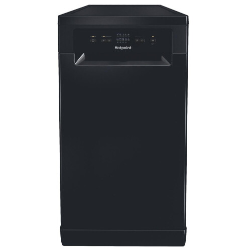 Hotpoint Hotpoint Freestanding Slimline Dishwasher - Black