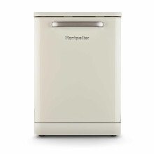 Montpellier Retro Freestanding Dishwasher - Cream