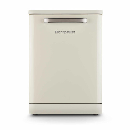 MONTPELLIER Montpellier Retro Freestanding Dishwasher - Cream