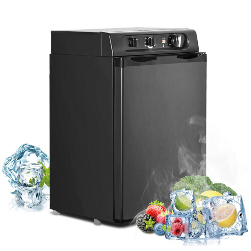 Techomey 3 Way Fridge 60L, Gas Fridge Camping,