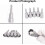 10pcs Magnetic Hex Socket 6-19mm Hex Shank Nut Adjuster 1/4" Magnetic Bit 5
