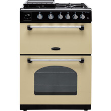 Rangemaster Classic 60 60cm Gas Cooker - Cream/Chrome