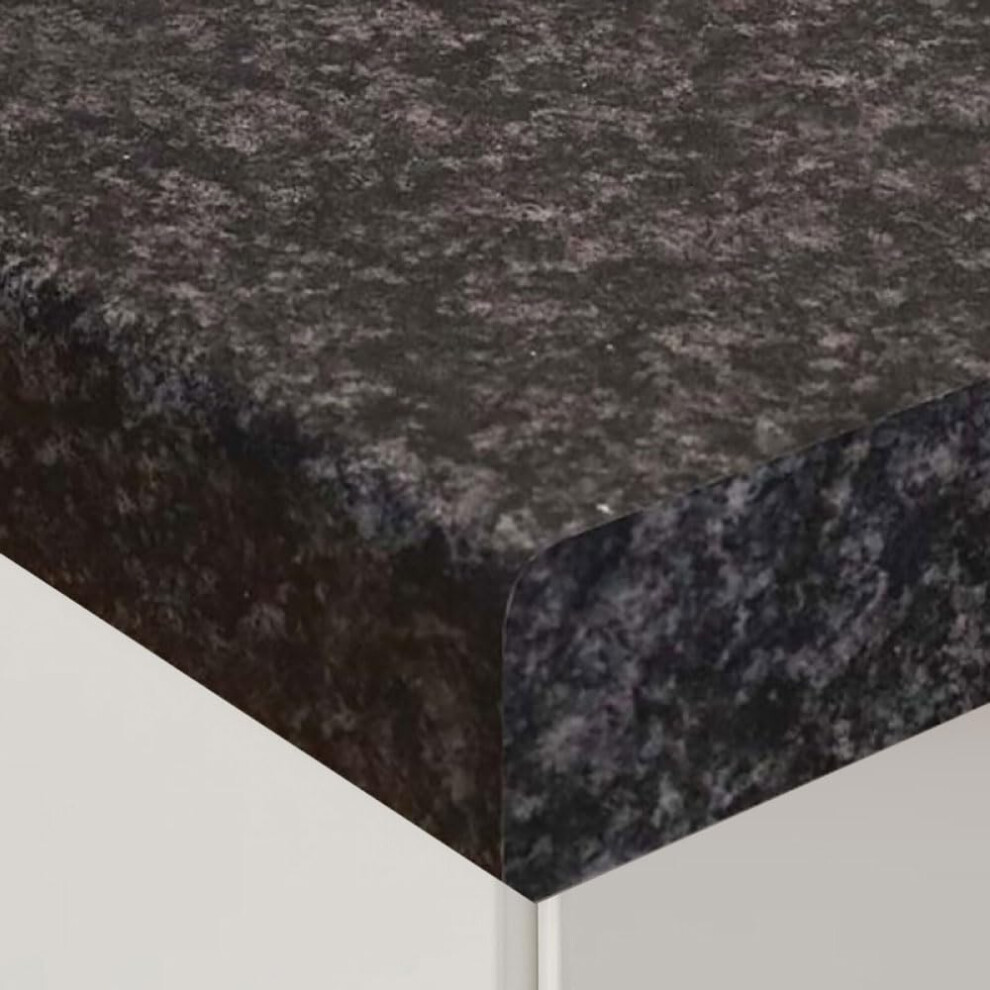 Jet Laminate Kitchen Worktop, Laminated Surface, 2M X 4258084848032