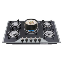 Gas Cooker, 5 Burners Gas Hob Cooktop Built