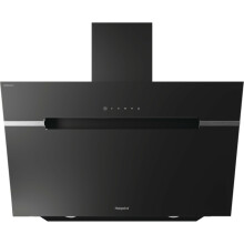 Hotpoint PHVS91FLTDPK 90cm Chimney Cooker Hood - Black