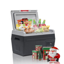 Techomey 20L Car Fridge 12V Camping, Portable, Silent
