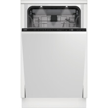 Beko BDIS38040Q Fully Integrated Slimline Dishwasher - Black