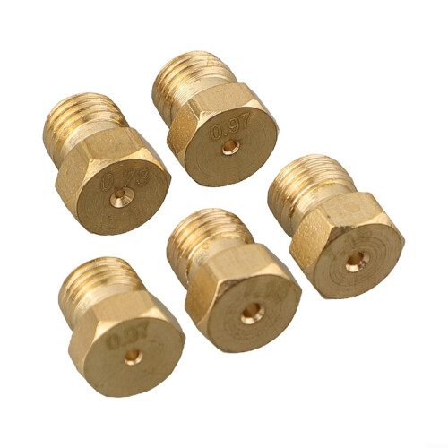 5PCS Burner Gas Hob Conversion Kit Jets Replacement Nozzles Propane In