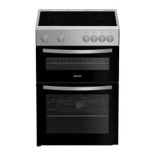 Indesit IDE6VMX 60cm Electric Ceramic Cooker Stainless