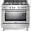 90cm Modern Gas Range Cooker DSR 916-GS, Stainless 1