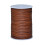 Round Genuine Leather Cord 2.0mm – Distressed Saddle, 20m 1