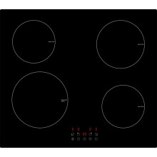 electriQ 60cm 4 Zone Induction Hob Black