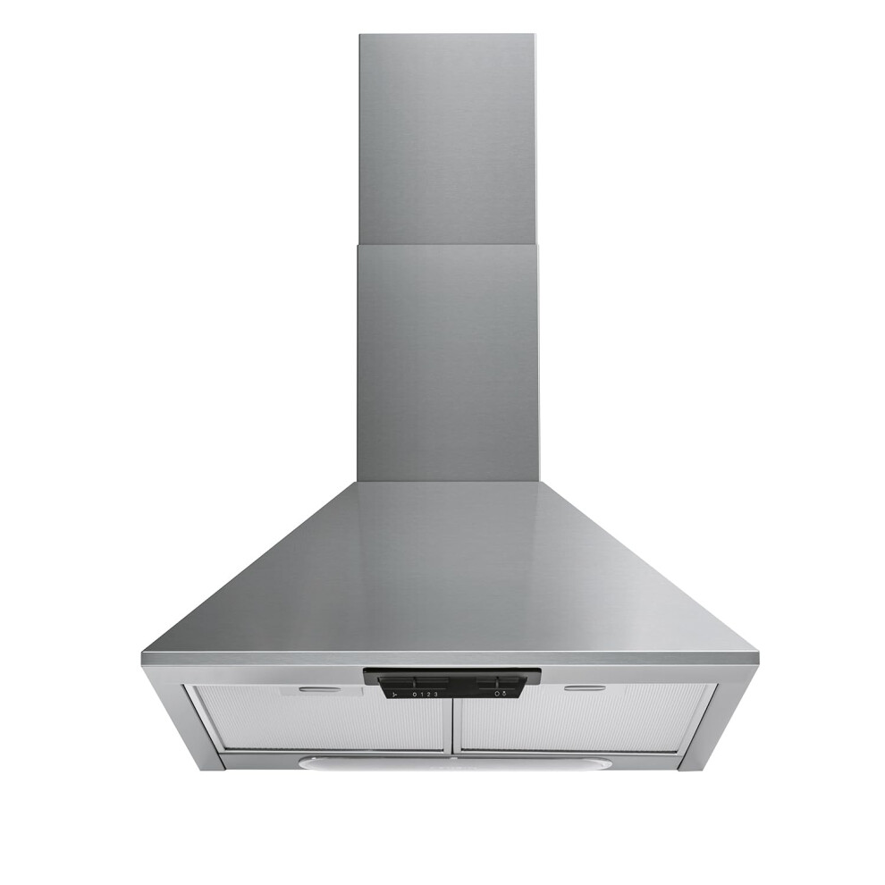 Indesit 60Cm Chimney Cooker Hood - Silver