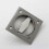 304 Stainless Steel Square Recessed Cup Ring Flush Pull Handle Invisible Door Handle Electric Box Handles 4