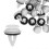 100pcs Plastic Rivets Clip Compatible With-bmw E46 E53 E90 E91 E70 Door Panelwanan 4