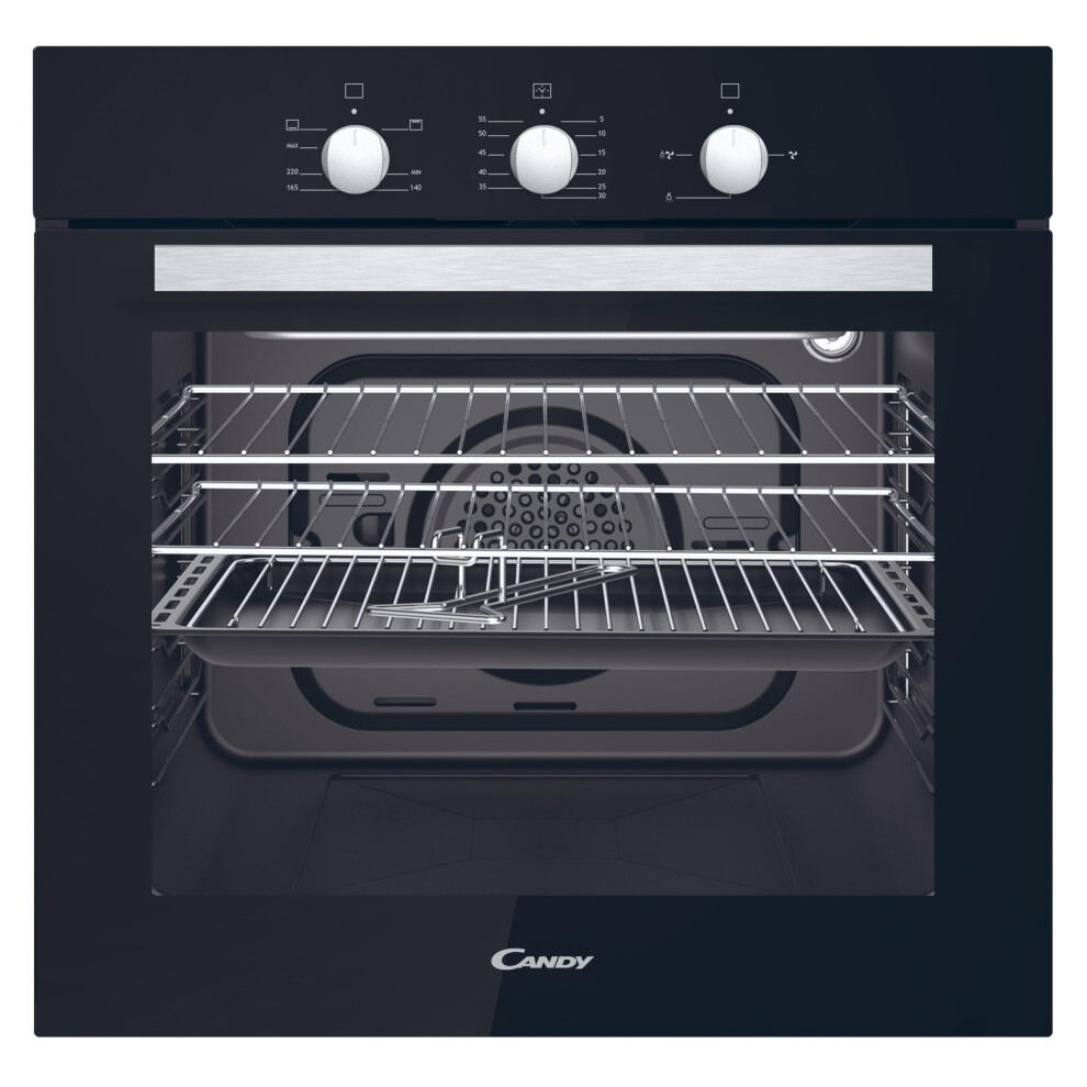 Candy Gas Built In Single Oven - Black