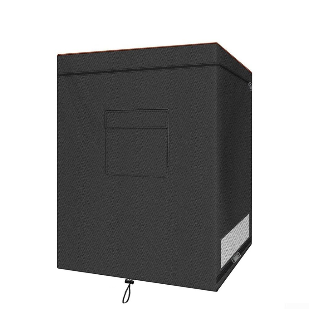 Dazzleex Refrigerator Cover, 210D Oxford Cloth Outdoor Refrigerator Co
