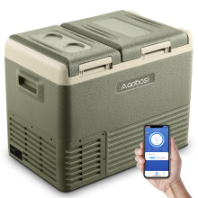 AAOBOSI Car Refrigerator, Dual Zone Dual Control, App