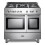Modern 90cm Gas Range Cooker DTR 906-G, Stainless 1