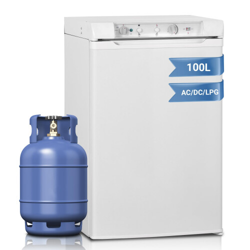 Techomey 3 Way Fridge Freezer, Gas Fridge Freezer