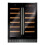 CDA CDA FWC624BL 60cm Double Door Dual Zone Under 1